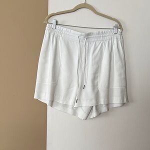 Kersh White Women's Drawstring Shorts
